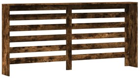 vidaXL Κάλυμμα Καλοριφέρ Καπνιστή Δρυς 175x20x82εκ. Επεξεργασμένο Ξύλο