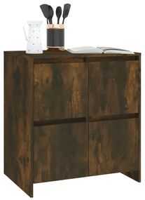 vidaXL Ντουλάπια 2 τεμ. Καπνιστή Δρυς 70 x 41 x 75 εκ. από Επεξ. Ξύλο