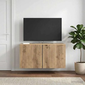 VidaXL Τοποθετούμενος στον τοίχο τηλεοπτικός ερμάριος Artisan Δρυς