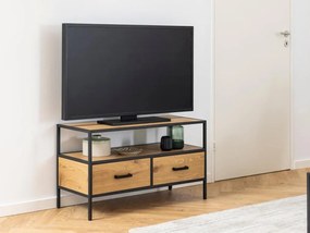 Τραπέζι Tv Oakland 628, Αριθμός συρταριών: 2, 90x50x35cm, 15 kg | Epipla1.gr
