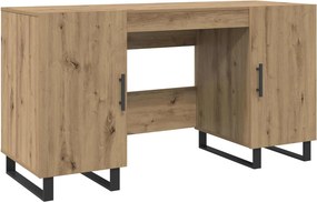 vidaXL Γραφείο artisan δρυς Επεξεργασμένο ξύλο 140 x 50 x 75 εκ.