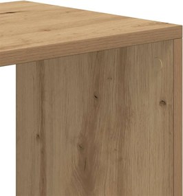 vidaXL Βιβλιοθήκη Artisan Δρυς 66x31x112 εκ. Επεξεργασμένο Ξύλο