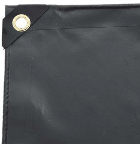 vidaXL Μουσαμάς Ανθρακί 650 γρ./μ.² 2,5x4,5 μ.