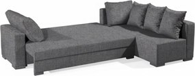 Γωνιακός καναπές Trendy-Αριστερή-265φ 165β εκ.-Γκρι