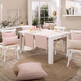 Τραβέρσα Prado 06 Pink Teoran 40x160 Cotton-Polyester