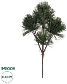 Artificial Garden PINUS MASSONIANA BRANCH 20219 Τεχνητό Διακοσμητικό Κλαδί Πεύκου Π50 x Υ70cm Globostar 20219