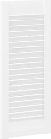 vidaXL Πόρτα ντουλαπιού Louvred Design Λευκό 61,5x29,5 cm