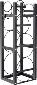 VEVOR Refrigerant Tank Rack Cylinder Tank Rack with 2-30lb and 3 Small Bottles