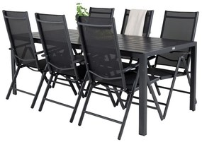 Σετ Τραπέζι και καρέκλες Dallas 3723, Polyξύλο, Ύφασμα, Μέταλλο | Epipla1.gr