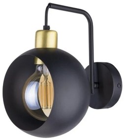 Απλίκα Φωτιστικό Τοίχου CYKLOP μεταλλική TK Lighting-2750-Μαύρο 2750