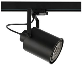 Σποτ Φωτιστικό Ράγας E27 Τριφασικό IP20 4C ACA-TS13PAR4CB-Μαύρο TS13PAR4CB