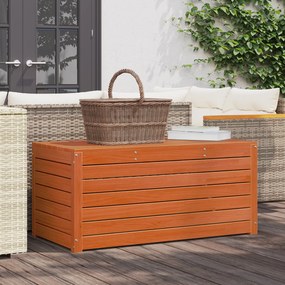 vidaXL Κουτί αποθήκευσης κήπου Καφέ κεριού 101 x 50.5 x 46.5 cm