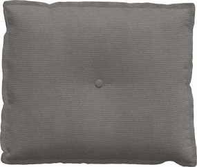 vidaXL Μαξιλάρι Πλάτης Ανοιχτό γκρι 60 x 50 x 19 cm