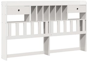 vidaXL Κρεβάτι Βιβλιοθήκη Χωρίς Στρώμα 180x200 εκ Μασίφ Ξύλο Πεύκου