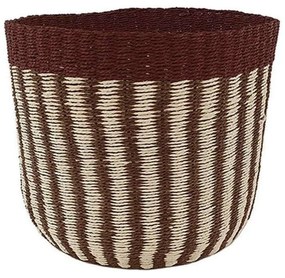 Καλάθι Ψάθινο Boho 00.06.68006 Φ40x35cm Multi Mat