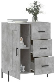 vidaXL Ντουλάπι Γκρι Σκυροδέματος 69,5x34x90 εκ. Επεξεργασμένο Ξύλο