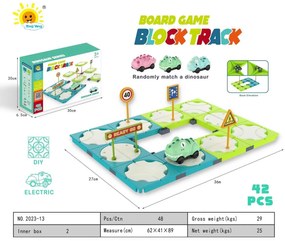 Επιτραπέζιο παιχνίδι - Block Track - 42τεμ - 2023-13