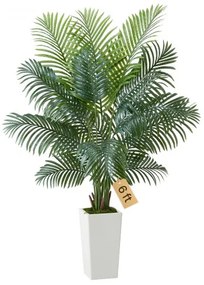 VEVOR 1829 mm Artificial Areca Palm Tree Faux Plant in Pot for Home Office