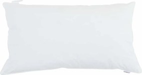 vidaXL Μαξιλάρι με μαξιλάρι Λευκό 40 x 80 cm Βαμβάκι