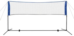 vidaXL Σετ Φιλέ Μπάντμιντον 300 x 155 εκ. με Μπαλάκια Μπάντμιντον