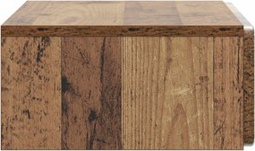 vidaXL Τραπεζάκι Τοίχου 59 x 34,5 x 17 εκ. Επεξεργασμένο Ξύλο