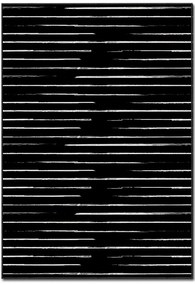 Χαλί Asr Crpt-57 288NGR1865 Black-White Conceptum Hypnose 160X230cm