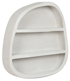 Ράφια Home ESPRIT Λευκό Ξύλο MDF 100 x 18 x 100 cm Τοίχο