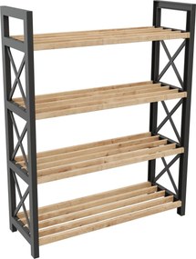 Ράφι Μαύρο MESESA 46x18x64