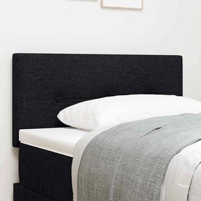vidaXL Κεφαλάρι με κεφαλάρι Μαύρο 90 cm ύφασμα