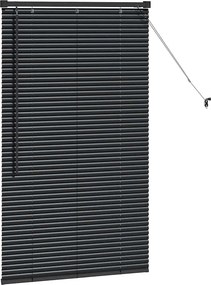 vidaXL Βενετσιάνικες Ρόδες Μαύρο 130 x 75 εκ Αλουμίνιο