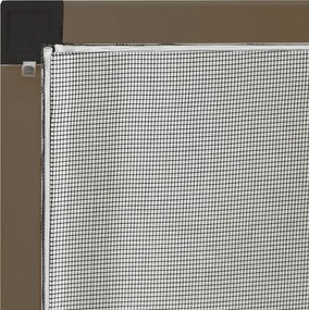vidaXL Σκηνίδα Εντόμων Για Παράθυρα Καφέ 110 x 130 cm