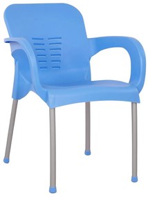 Καρέκλα Κήπου Μπλε PP 60x50x80xcm