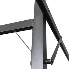 vidaXL Πέργκολα με Πτυσσόμενη Οροφή Ανθρακί 295 x 292 x 230 εκ.