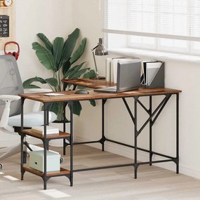 Γραφείο Παλιό Ξύλο 139 x 139 x 75 εκ. Επεξεργασμένο ξύλο