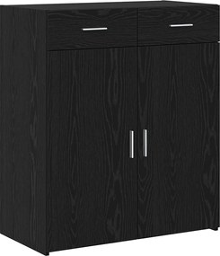 vidaXL Ντουλάπι αποθήκευσης Μαύρη Οξυά 80 x 42.5 x 93 εκ.