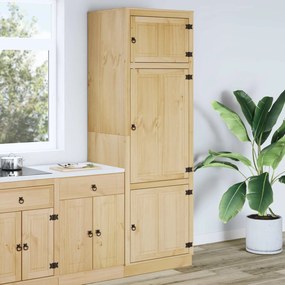 vidaXL Ντουλαπιού (Cabinet) SKI Μέλι Καφέ 66 x 58 x 207 εκ