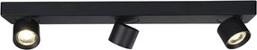 Σποτ Τρίφωτο LED Aca Pluto RA33LEDS54BK Black
