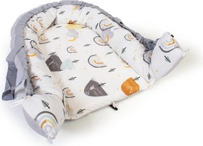 Φωλιά Ύπνου Dimcol Rainbow 01 White - Grey