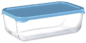 Δοχείο Φαγητού SP53743G1 20,3x12x7,2cm 1200ml Clear-Blue Espiel Plastic, Glass