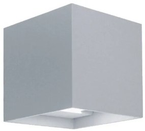 Απλίκα Φωτιστικό Τοίχου Led Marbella Big Squared H12 Φ12 Bot Lighting-MARBELLA20MQK-Γκρι MARBELLA20MQK