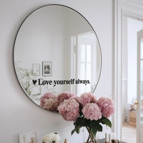 Αυτοκόλλητο για καθρέφτη S36 – Love yourself always.