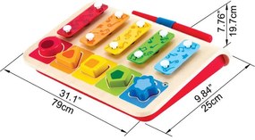 Ξυλόφωνο - Πιανάκι &amp; Παζλ 3Σε1 Hape Shape Sorter Xylophone