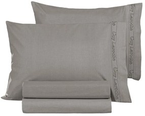 Σεντόνι Υπέρδιπλο Με Λάστιχο (160x200+32) Guy Laroche Color Plus Γκρι,Μπεζ