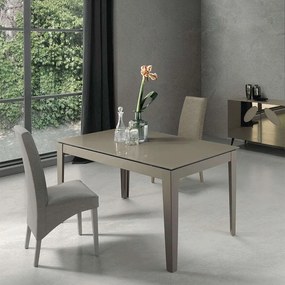 Τραπέζι Επεκτεινόμενο Omero 140x90x76cm Dove Grey Capodarte