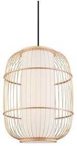 Κρεμαστό Φωτιστικό Οροφής ARTE ILLUMINA E27 Φ30 Bamboo 144-31005 Eurolamp 144-31005 Μπεζ