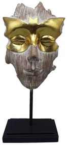 Διακοσμητικό Προσωπείο Με Μάσκα FIG232 13x8,5x28,5cm Multi Espiel Polyresin