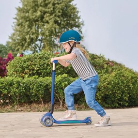 Globber Scooter Elite Lights V2 Petrol Blue