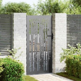 vidaXL Πύλη Κήπου 85 x 175 cm Ατσάλι με Επικάλυψη Πούδρας Κλειδώσιμο