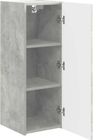 vidaXL Ντουλάπι Τηλεόρασης Τοίχου 30 x 31 x 80 εκ. Σκυρόδεμα