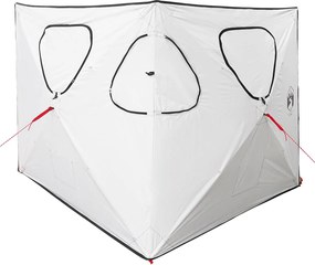 vidaXL Τέντα Κυνήγι Λευκό Μαύρο 145 x 145 x 150 εκ